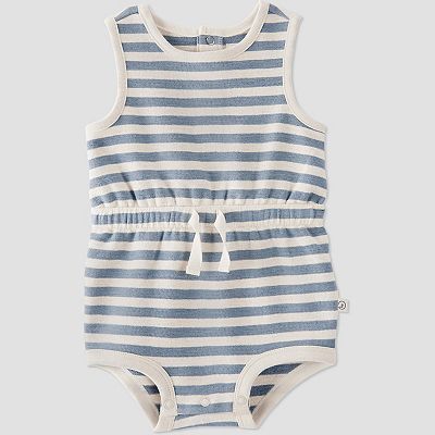 Map California Love Stripes Baby Onesie