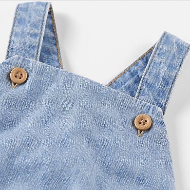 Baby Girl Little Planet by Carter's Chambray Bubble Shortalls