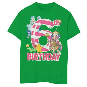 Boys 8-20 Candy Land Retro Queen Frostine King Kandy 6th Birthday Tee
