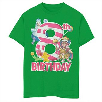 Boys 8-20 Candy Land Retro Queen Frostine King Kandy 8th Birthday Tee