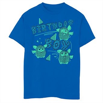 Boys 8-20 Furby Birthday Boy Sketch Tee