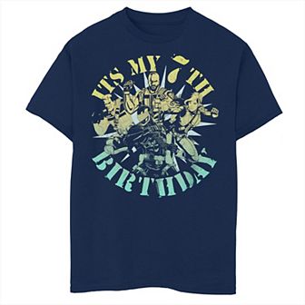 Boys 8-20 G.I. Joe It's My 7th Birthday Group Shot Tee