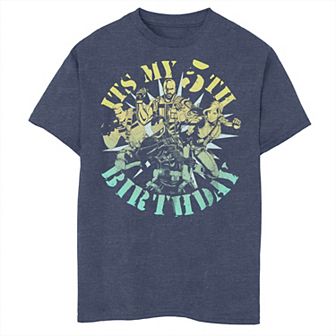 Boys 8-20 G.I. Joe It's My 5th Birthday Group Shot Tee