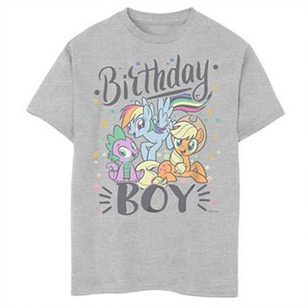Boys 8-20 My Little Pony Friendship is Magic Birthday Boy Group Shot Tee