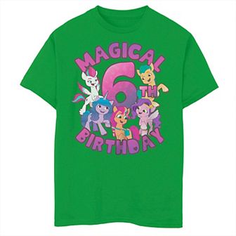 Boys 8-20 My Little Pony A New Generation Magical 6th Birthday Tee