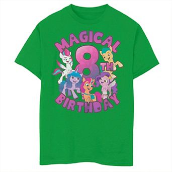 Boys 8-20 My Little Pony A New Generation Magical 8th Birthday Tee
