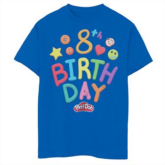 Boys 8-20 Play-Doh 8th Birthday Crafts Tee