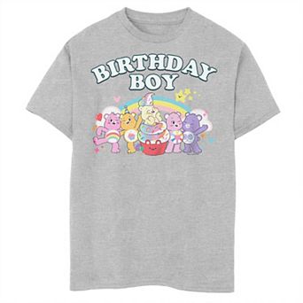 Boys 8-20 Care Bears Birthday Boy Husky Tee