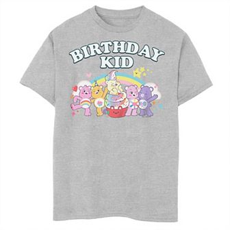 Boys 8-20 Care Bears Birthday Kid Husky Tee