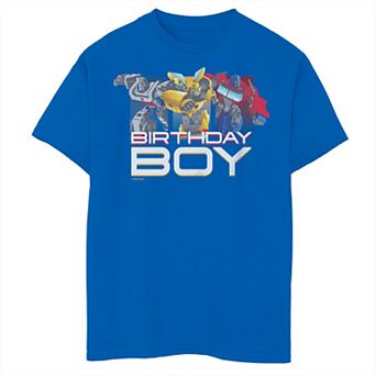 Boys 8-20 Transformers Birthday Boy Tee
