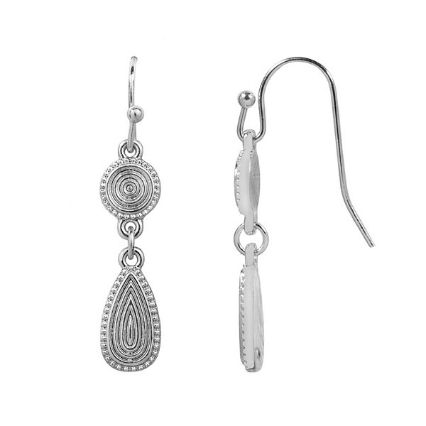 Sonoma Goods For Life® Textured Drop Earrings