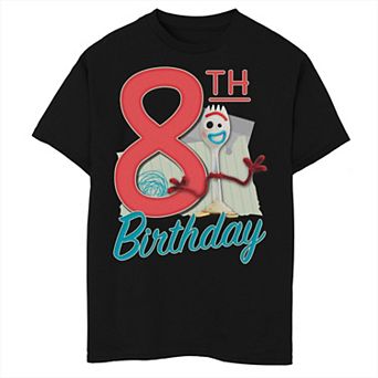 Disney / Pixar Toy Story 4 Boys 8-20 Forky 8th Birthday Husky Tee