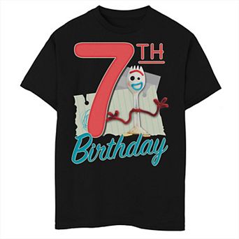 Disney / Pixar Toy Story 4 Boys 8-20 Forky 7th Birthday Husky Tee
