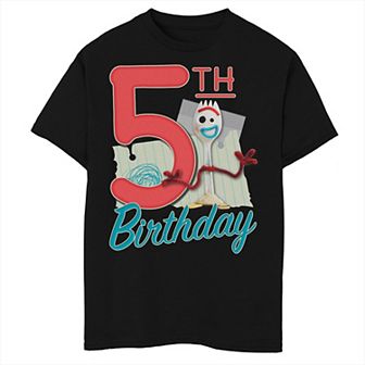 Disney / Pixar Toy Story 4 Boys 8-20 Forky 5th Birthday Husky Tee