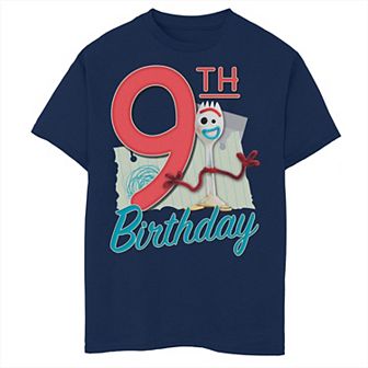 Disney / Pixar Toy Story 4 Boys 8-20 Forky 9th Birthday Husky Tee