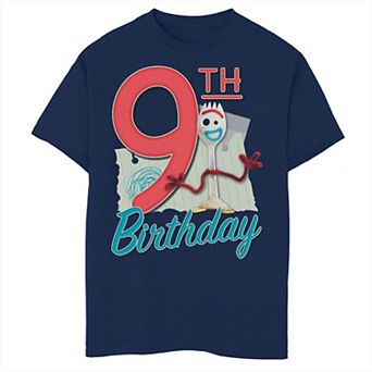 Disney / Pixar Toy Story 4 Boys 8-20 Forky 9th Birthday Husky Tee