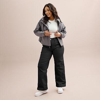 Petite Sonoma Goods For Life® Utility Wide-Leg Pants