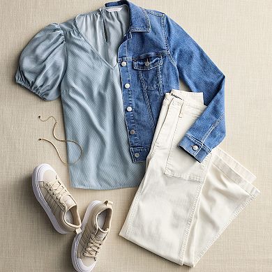 Petite Sonoma Goods For Life® Utility Wide-Leg Pants