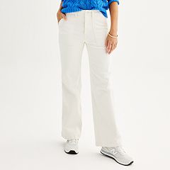 Women's High-Rise Cargo Utility Pants - Wild Fable™ Off-White XL