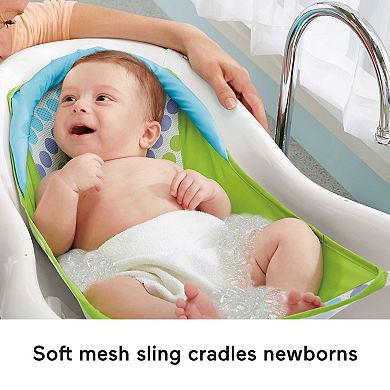 Fisher-Price Baby Bath Tub, 4-In-1 Newborn To Toddler Tub With Bath Toys, Sling ‘N Seat Tub