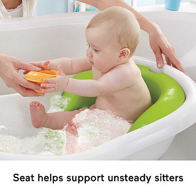 Fisher-Price Baby Bath Tub, 4-In-1 Newborn To Toddler Tub With Bath Toys, Sling ‘N Seat Tub
