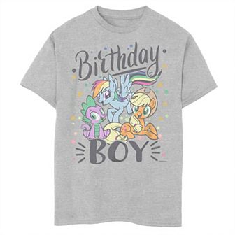 Boys 8-20 My Little Pony Friendship is Magic Birthday Boy Group Shot Husky Tee