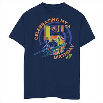 Boys 8-20 Nerf Celebrating My 5th Birthday Husky Tee