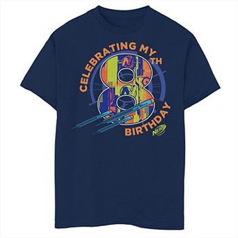 Boys 8-20 Nerf Celebrating My 8th Birthday Husky Tee