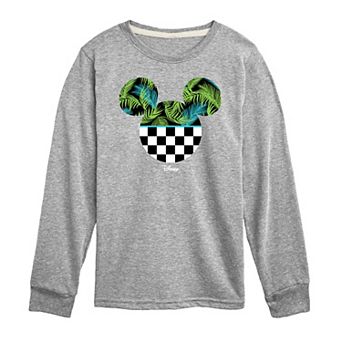Disney's Mickey Mouse Boys 8-20 Tropical Vibe Long Sleeve Graphic Tee