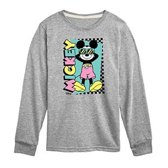Disney's Mickey Mouse Boys 8-20 Sunbathe Long Sleeve Graphic Tee