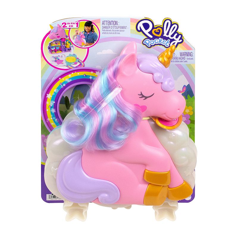 Polly Pocket Rainbow Unicorn Salon