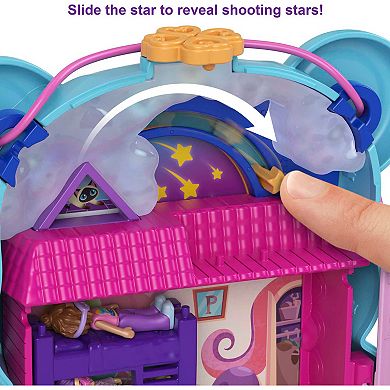 Polly Pocket Teddy Bear Glitter Purse Compact Playset