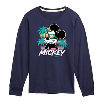 Disney's Mickey Mouse Boys 8-20 Sunset Shades Long Sleeve Graphic Tee