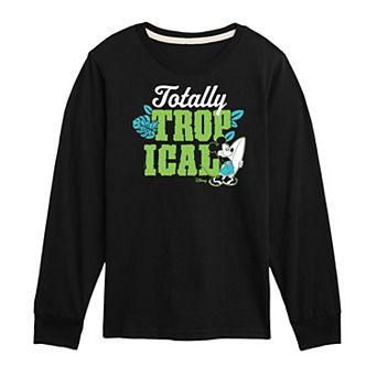 Disney's Mickey Mouse Boys 8-20 Totally Tropical Long Sleeve Graphic Tee