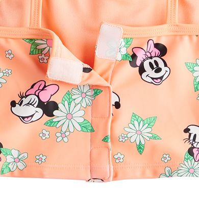 Disney's Minnie Mouse Baby & Toddler Girl Adaptive Flounce Tankini Set by Jumping Beans®