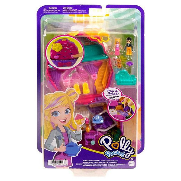 Polly Pocket Something Sweet Cupcake Compact Playset