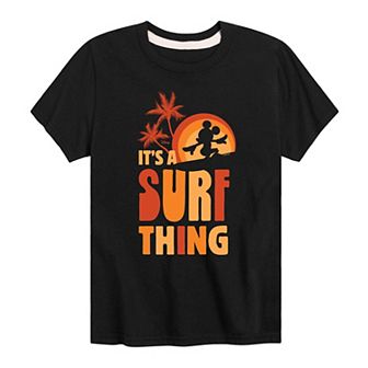Disney's Mickey Mouse Boys 8-20 It's A Surf Thing Graphic Tee