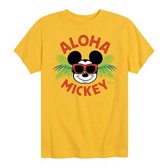 Disney's Mickey Mouse Boys 8-20 Aloha Graphic Tee
