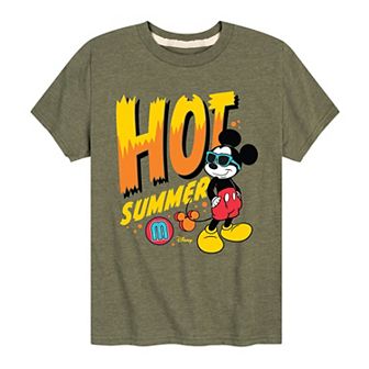 Disney's Mickey Mouse Boys 8-20 Hot Summer Graphic Tee