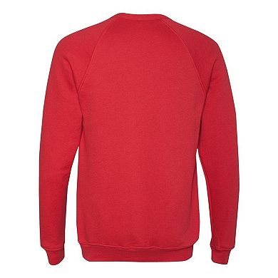 BELLA + CANVAS Sponge Fleece Raglan Crewneck Sweatshirt