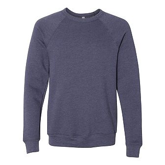BELLA + CANVAS Sponge Fleece Raglan Crewneck Sweatshirt