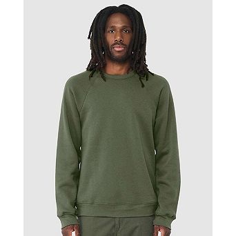 BELLA + CANVAS Sponge Fleece Raglan Crewneck Sweatshirt