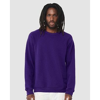 BELLA + CANVAS Sponge Fleece Raglan Crewneck Sweatshirt
