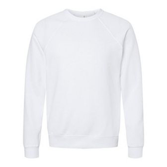 BELLA + CANVAS Sponge Fleece Raglan Crewneck Sweatshirt