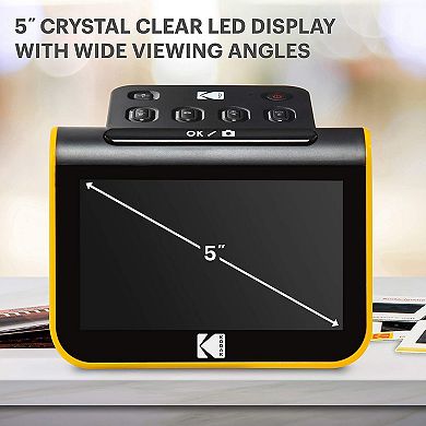 Slide N SCAN Digital Portable Film Scanner 5" LCD Screen, Slide Viewer & Slide Scanner