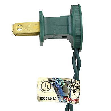 450-Count Multi-Color Mini Christmas Light Set 92ft Green Wire