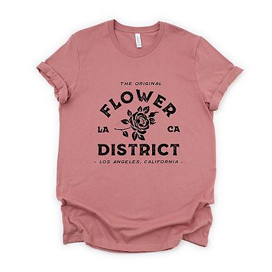 Flower District - Women's Short Sleeve Graphic T-Shirt