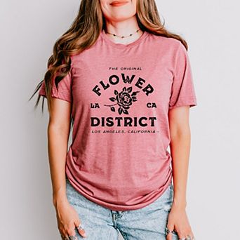 Flower District - Women's Short Sleeve Graphic T-Shirt
