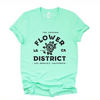 Flower District - Women's Short Sleeve Graphic T-Shirt
