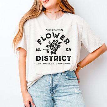 Flower District - Women's Short Sleeve Graphic T-Shirt